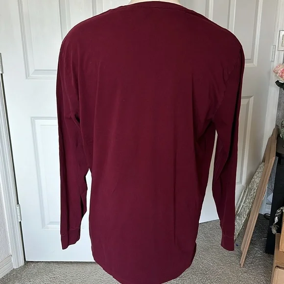 RALPH LAUREN POLO “Polo Bear” long sleeve T-shirt. Wine red. Size XXL. VGUC/EUC - Picture 5 of 8
